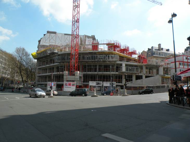  vue d'ensemble du chantier, rue Cardinal Lemoine